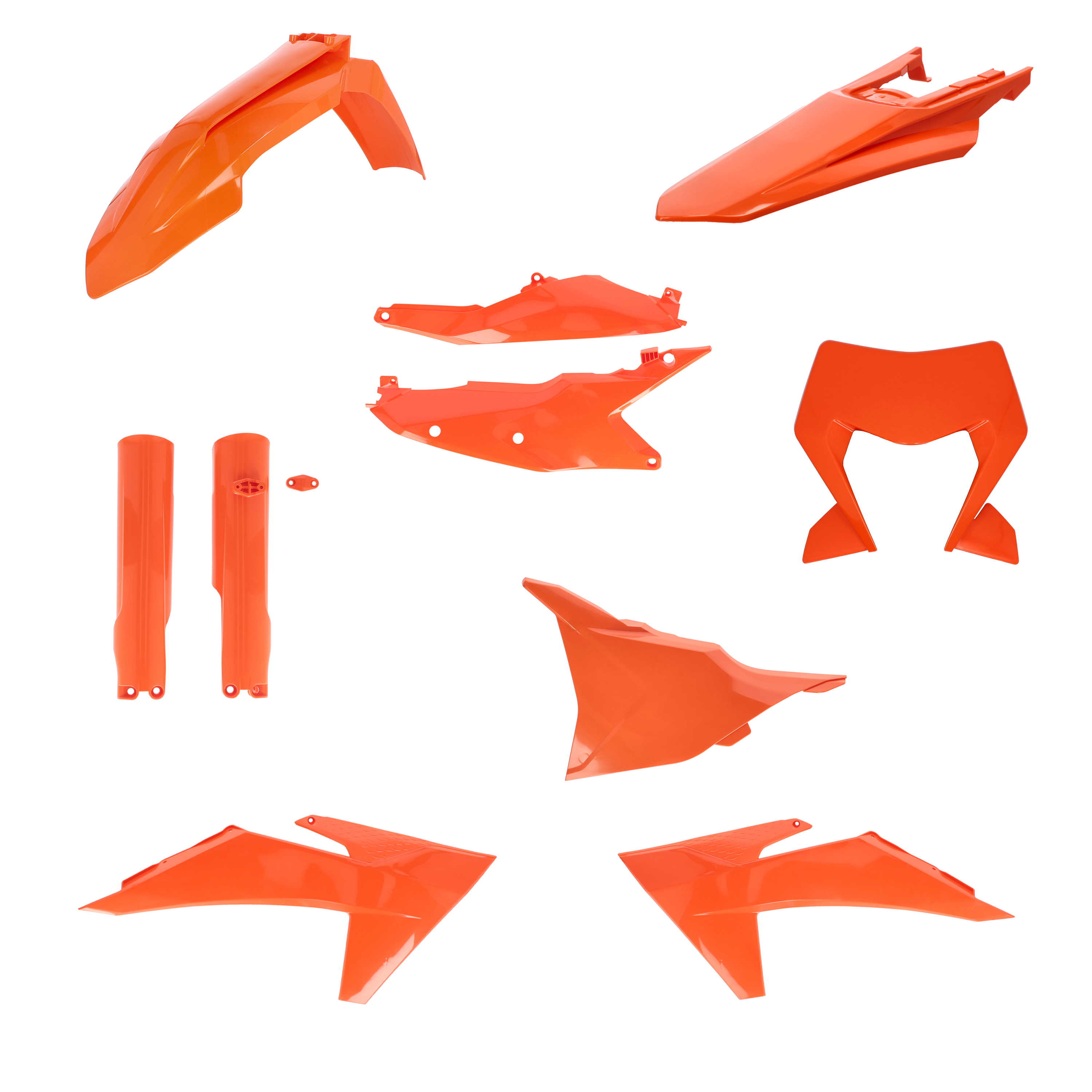 סט פלסטיקה מלא CYCRA לאופנועי קטמ EXC\EXCF 2026-2024 כתום