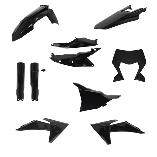  סט פלסטיקה מלא CYCRA לאופנועי קטמ EXC\EXCF 2026-2024 צבע שחור