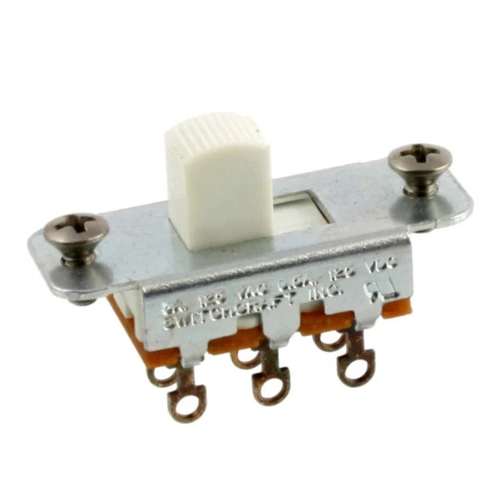 מפסק Allparts EP-0260-025 Switchcraft White On-On Slide Switch