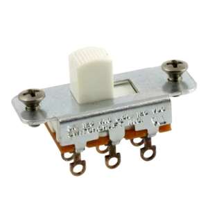 מפסק Allparts EP-0260-025 Switchcraft White On-On Slide Switch