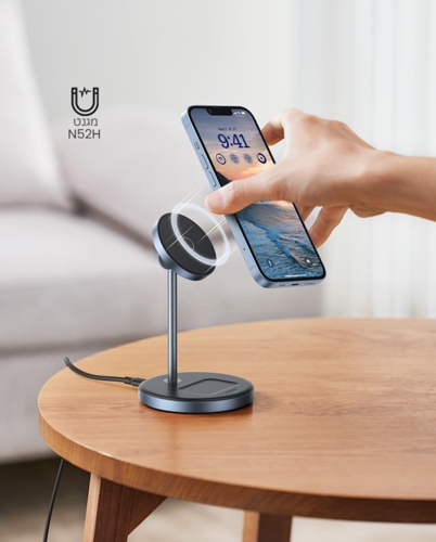 משטח טעינה מעוצב 2 ב- 1 למכשירי אפל 