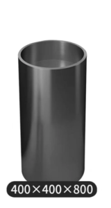 כיור עגול עומד בעיצוב יוקרתי SILO