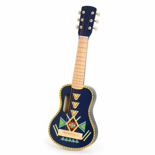 גיטרה לילדים מעץ אניממבו של ( ג'קו ) Djeco עומדת