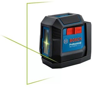 פלס לייזר צלב ירוק+ תושבת GLL 12-22G תוצרת Bosch