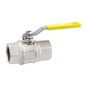 ברז פליז "3/4 נקבה/נקבה עם ידית נירוסטה