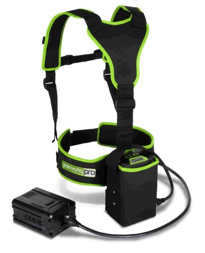 חרמש נטען GREENWORKS 80V PRO דגם 99762 עם מנוע Brushless תחתון, רוחב חיתוך 
