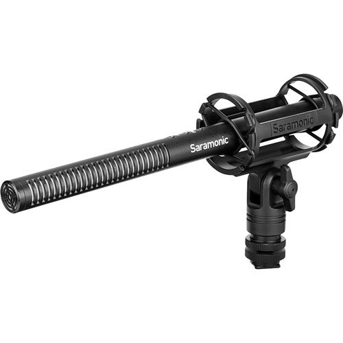מיקרופון שאטגן מקצועי Saramonic SoundBird V1 עם הפעלת פאנטום או סוללה