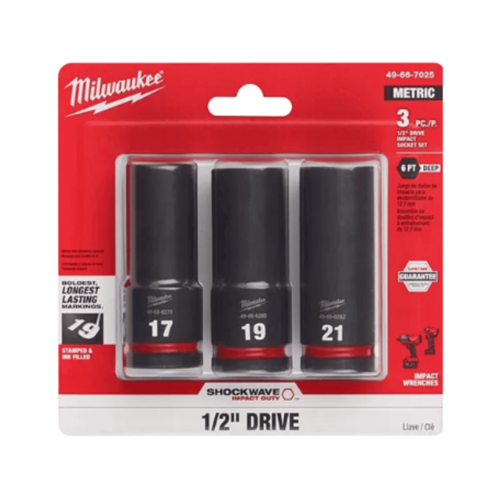 סט של 3 בוקסות עמוקות דגם: 49-66-7025 SHOCKWAVE Impact Duty™ 1/2