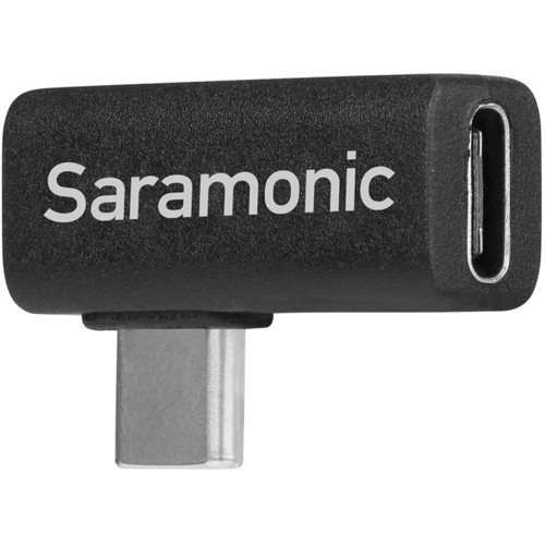מתאם זווית 90 מעלות לחיבור USB-C לסמארטפון בגימבל Saramonic SR-C2005