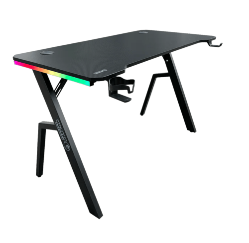 שולחן גיימינג Dragon TR RGB 120cm, צבע שחור, שנה אחריות יבואן רשמי