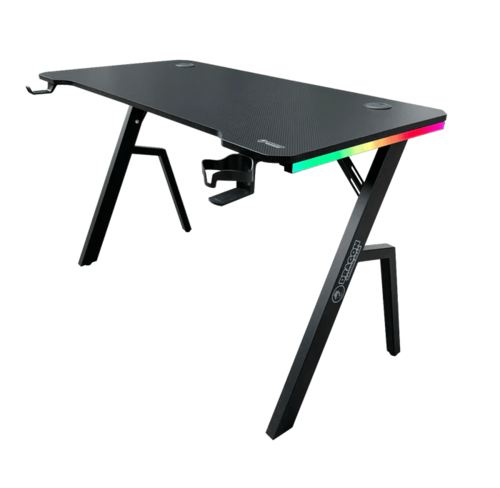 שולחן גיימינג Dragon TR RGB 120cm, צבע שחור, שנה אחריות יבואן רשמי