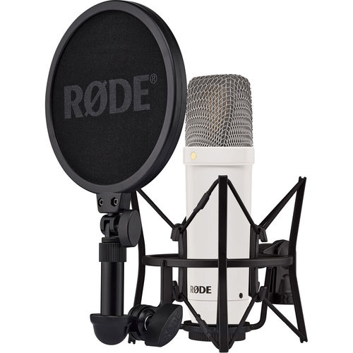 מיקרופון קונדנסר RODE NT1 Signature Series (White)
