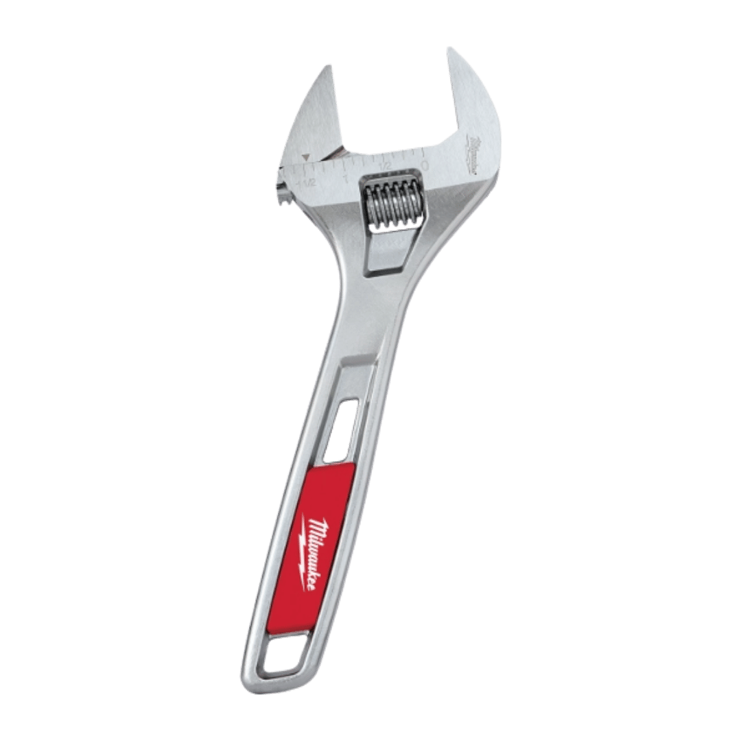 מפתח שוודי מתכוונן 8" עם פתיחה רחבה – דגם 48-22-7508 מבית מילווקי Milwaukee