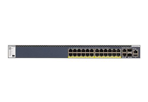 24x1G PoE+ 480W, 2x10G, 2xSFP+ Managed Switch – GSM4328PA