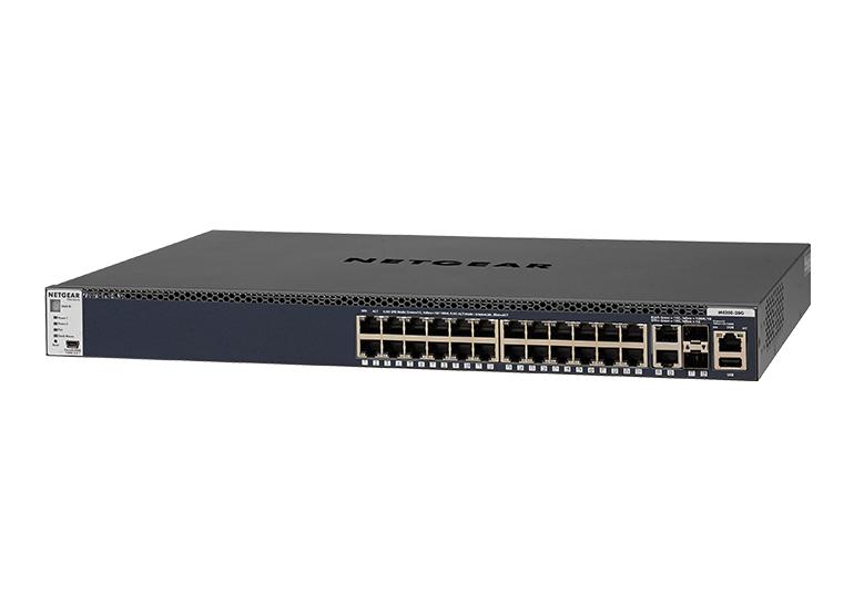 24x1G, 2x10G, and 2xSFP+ Managed Switch – GSM4328S