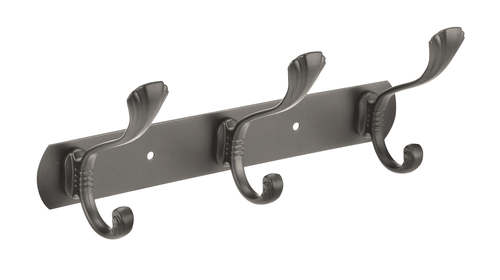 קולב מגבות 3 ווים Set & Stick אפור מטאלי