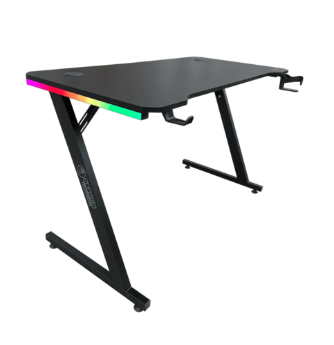 שולחן גיימינג Dragon TZ RGB 120cm, צבע שחור, שנה אחריות יבואן רשמי