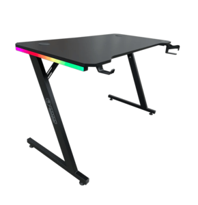 שולחן גיימינג Dragon TZ RGB 120cm, צבע שחור, שנה אחריות יבואן רשמי