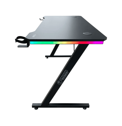 שולחן גיימינג Dragon TZ RGB 120cm, צבע שחור, שנה אחריות יבואן רשמי