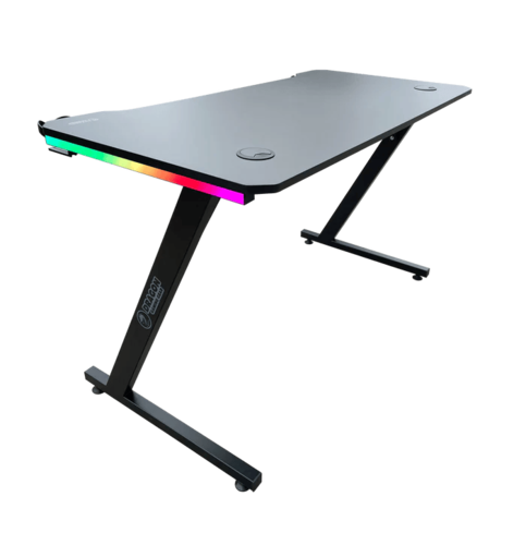 שולחן גיימינג Dragon TZ RGB 120cm, צבע שחור, שנה אחריות יבואן רשמי
