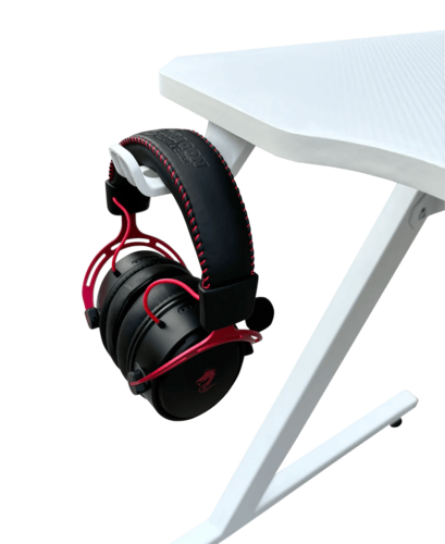 שולחן גיימינג Dragon TZ RGB 120cm, צבע לבן, שנה אחריות יבואן רשמי