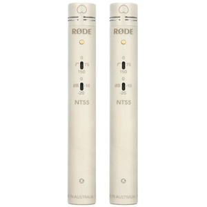 זוג מיקרופוני קונדנסר RODE NT55 (Matched Pair)