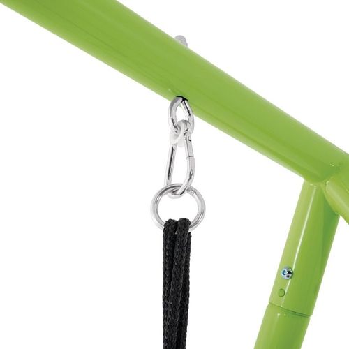 מתקן חצר ממתכת עם נדנדת ציפור - צבעוני