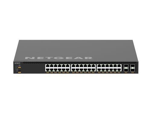 36x10G/Multi-Gig PoE++ (280W base, up to 1,760W) and 4xSFP28 25G Managed Switch – XSM4340CV