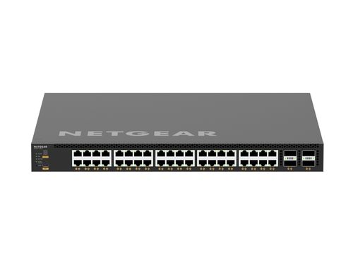 40x10G/Multi-Gig PoE++ (196W base, up to 1,676W) and 4xQSFP28 100G Managed Switch – XSM4344C
