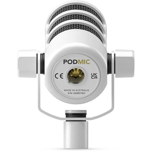 מיקרופון לפודקאסטים Rode PodMic (White)