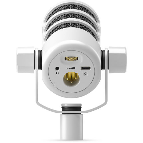 מיקרופון שידור דינמי Rode PodMic USB (White)