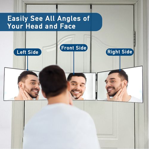 מראה עצמית משולשת עם תאורה STERNIK SELF MIRROR CY-043-1