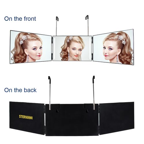 מראה עצמית משולשת עם תאורה STERNIK SELF MIRROR CY-043-1