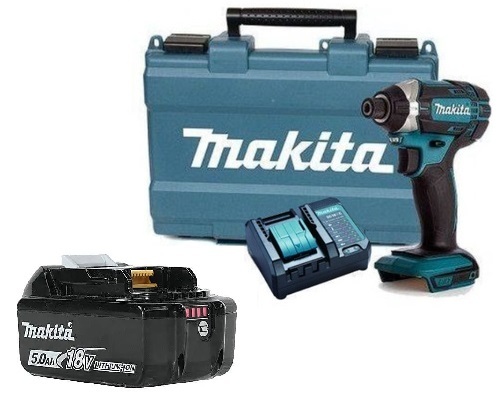 ‎ מברגת אימפקט 18V כולל סוללה 5Ah מבית MAKITA