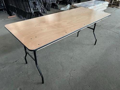 שולחן עץ מתקפל 80X200 מ'