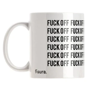 ספל עם מסר חד Fuck Off