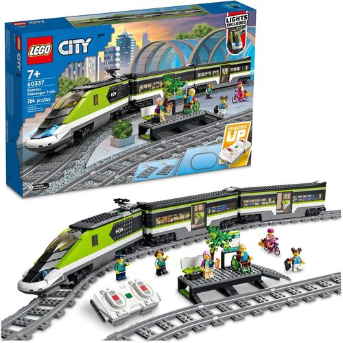 רכבת נוסעים אקספרס לגו 60337 ממונעת עם שלט רחוק