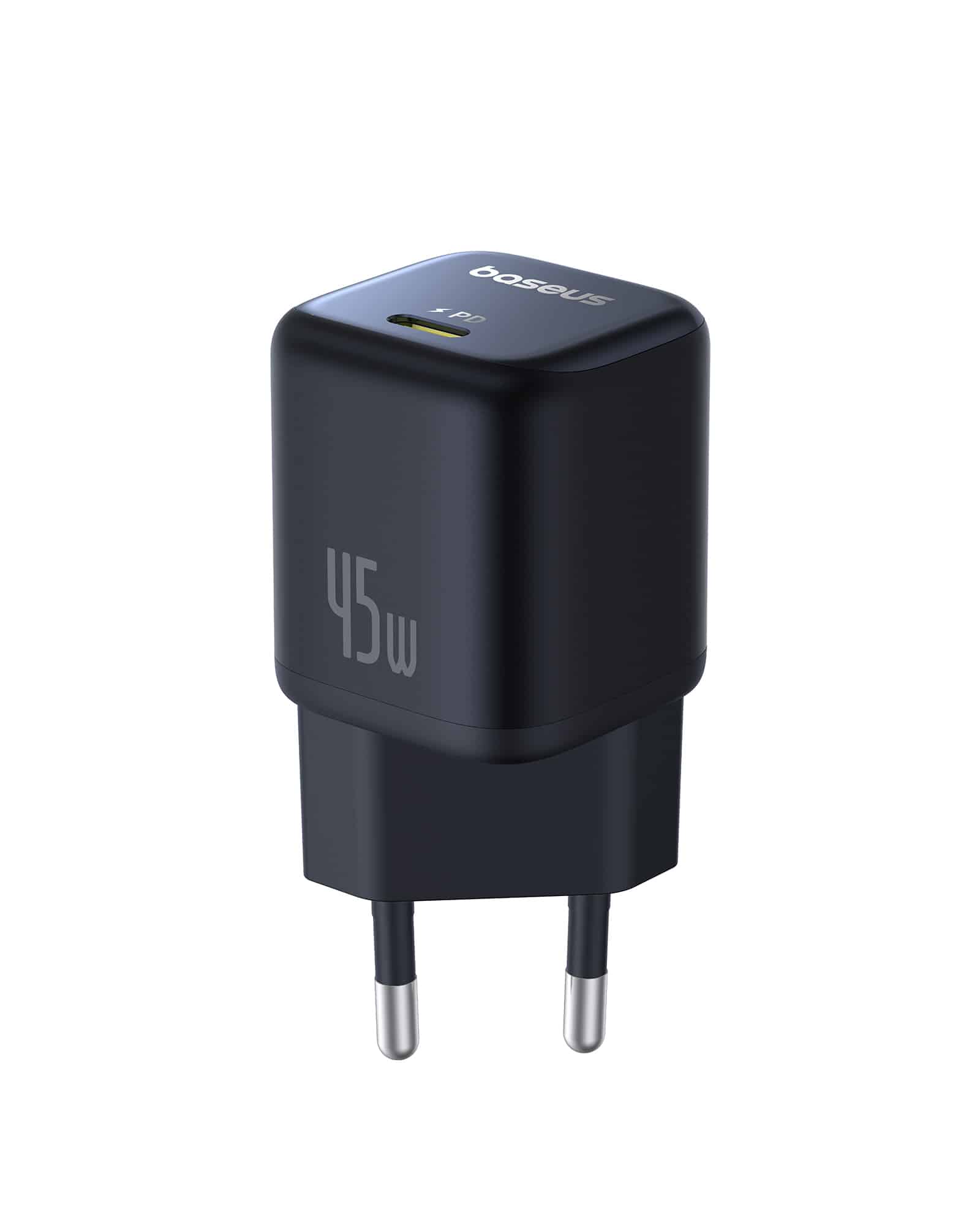 מטען Baseus PicoGo GaN Fast Charger 1C 45W EU - שחור