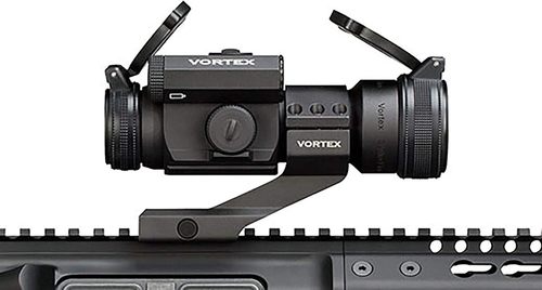 כוונת השלכה עם נקודה אדומה וירוקה בגודל 4 MOA וחיבור למסילת פיקטינית לרובי סער וערכות המרה (Vortex SF-RG-501)