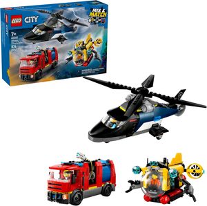 Helicopter, Fire Truck and Submarine - 60462