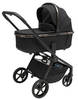 עגלת תינוק משולבת סיילו פלטיניום 2025 CIELO Platinum - שלדת כרום מושחר- ריפוד שחור ידית שחורה ספורטליין