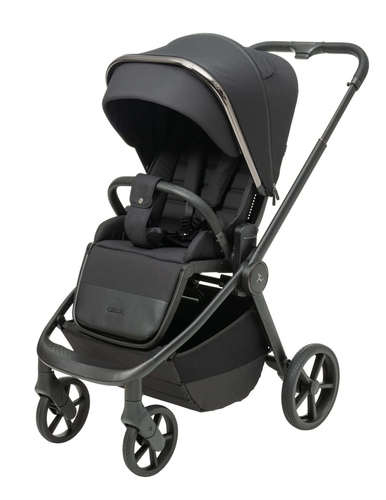 עגלת תינוק משולבת סיילו פלטיניום 2025 CIELO Platinum - שלדת כרום מושחר- ריפוד שחור ידית שחורה ספורטליין