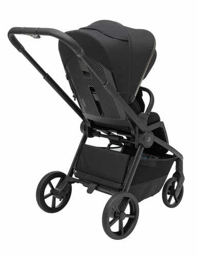 עגלת תינוק משולבת סיילו פלטיניום 2025 CIELO Platinum - שלדת כרום מושחר- ריפוד שחור ידית שחורה ספורטליין