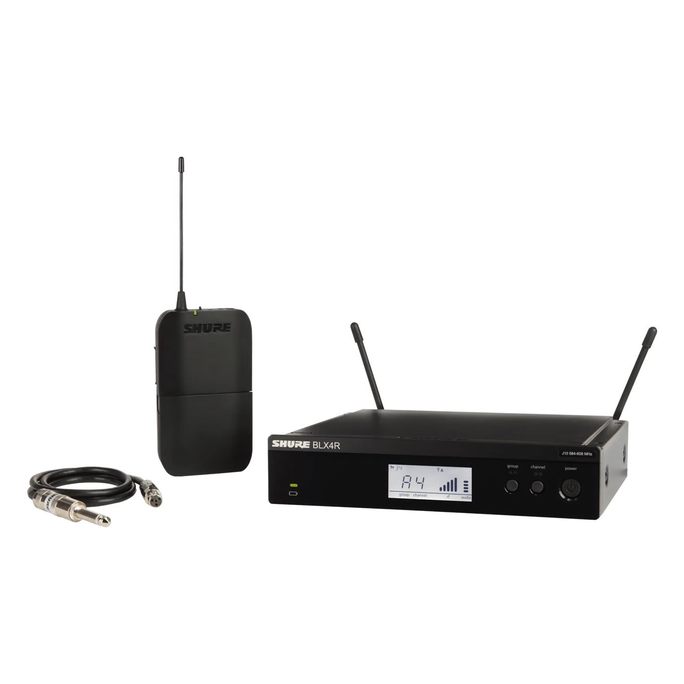 מערכת אלחוטית מקצועית לגיטריסט Shure BLX14RE-G18