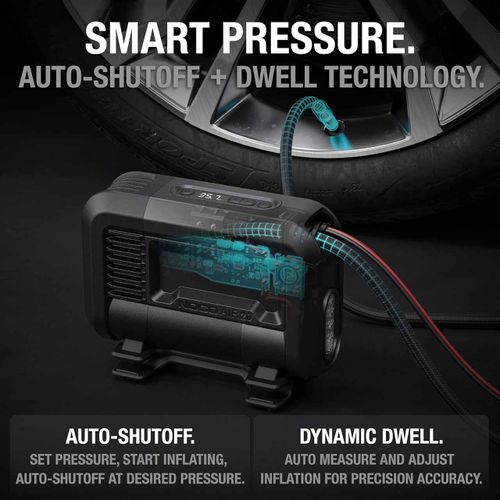 מדחס אויר 12V דיגיטלי עד 100PSI, חיבור מצבר נוקו NOCO AIR 20 מק”ט: 2080184