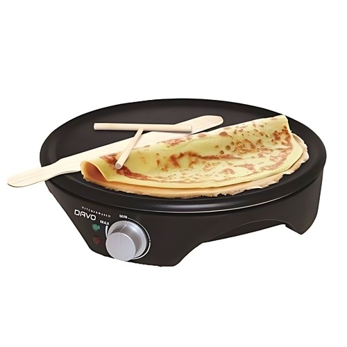 מכשיר פנקייק / חביתיות / קרפ משולב חשמלי DAVO DAV-129 דאבו