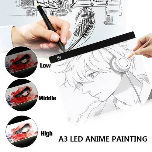 לוח לד להעתקת ציורים LED ArtisDrawing Board - גודל A3