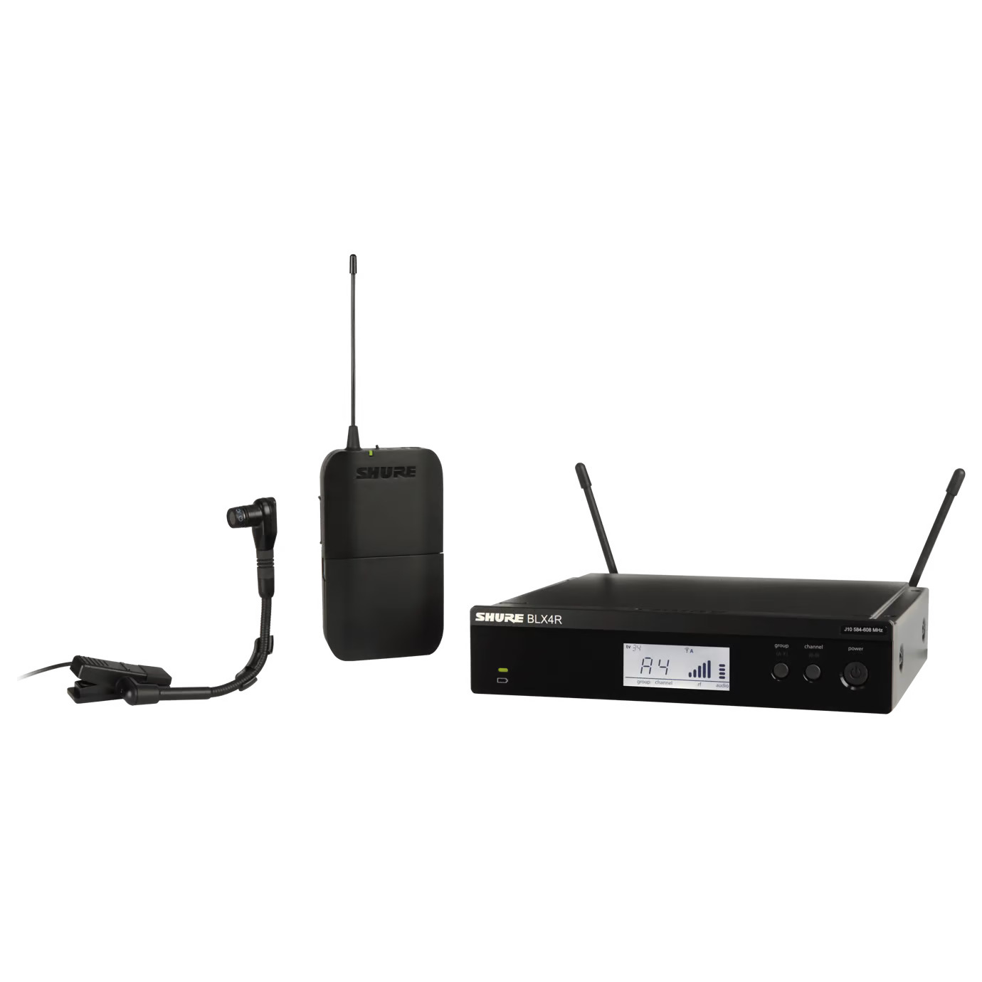 מערכת אלחוטית לכלי נשיפה Shure BLX14RE/B98-G18