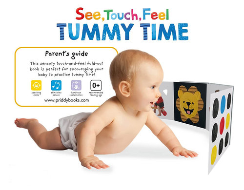 ספר מישוש וזמן בטן Tummy Time
