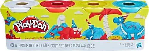 בצק פליידו Play-Doh מילוי 4 צבעים